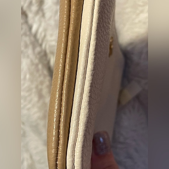 COACH Colorblock Pebbled Leather Double Zip Wristlet NEW!!! - Picture 6 of 13